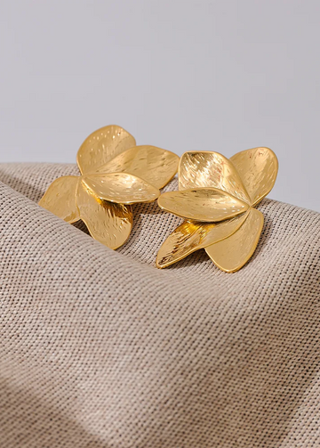 Margaux - 18K Gold Plated Stainless Steel Stud Earrings