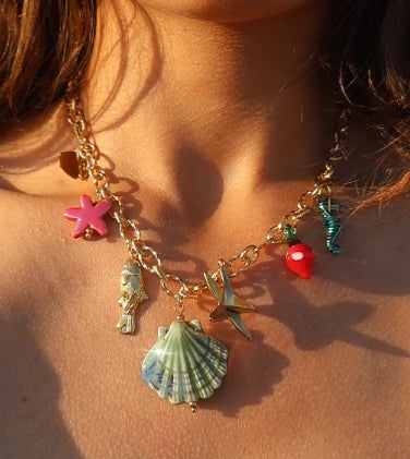 Dainty gold layered necklaces for women – waterproof, non-tarnish statement pieces for chic everyday elegance.