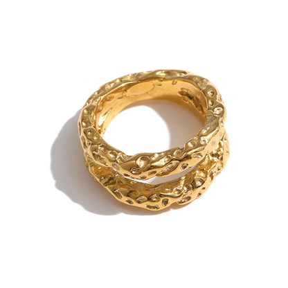 Evelyn - Stainless Steel Round Rings