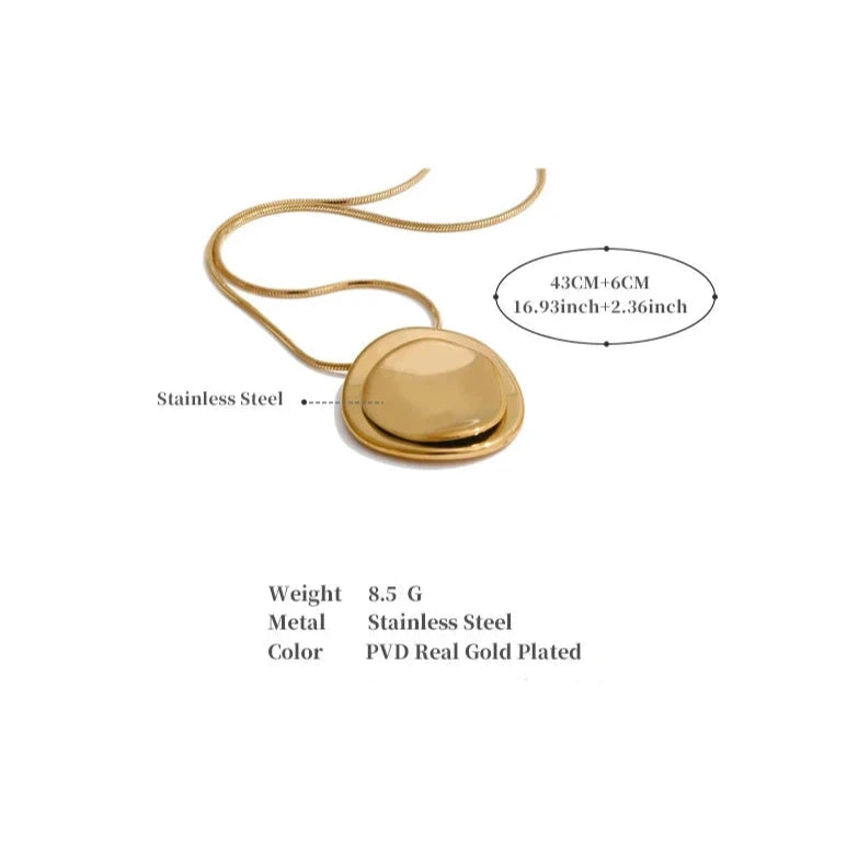 Elowen - Double Round Pendant