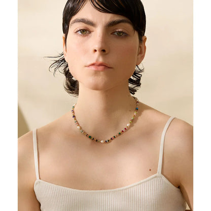 Lavinia - Handmade Colorful Stone Necklace