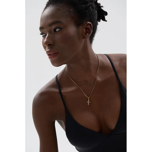 Diana - Colorful Cross Pendant