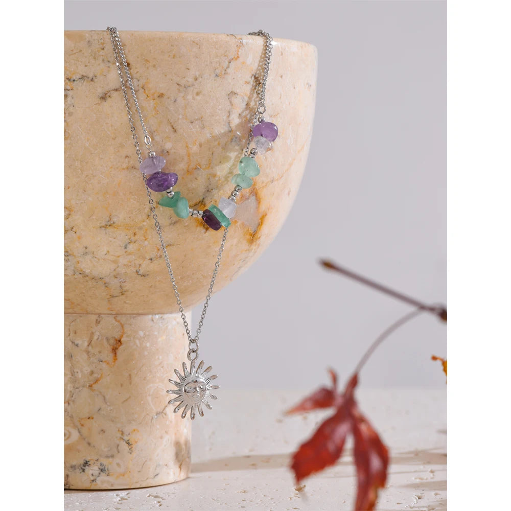 Solaris - Double-Layered Pendant