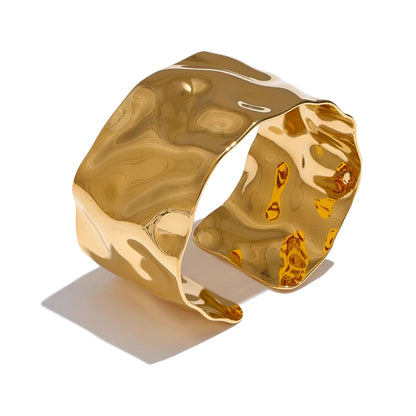 Stella Maris - Wide Cuff Open Bracelet