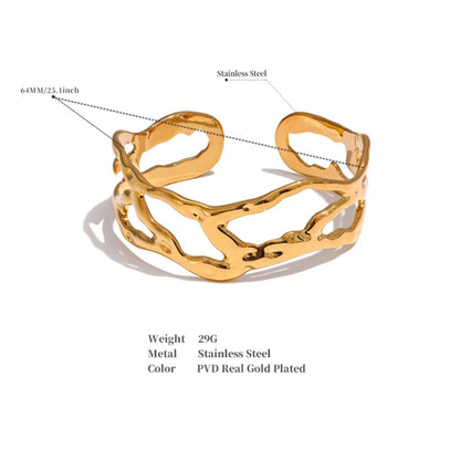Arwen - Wide Hollow Bangle