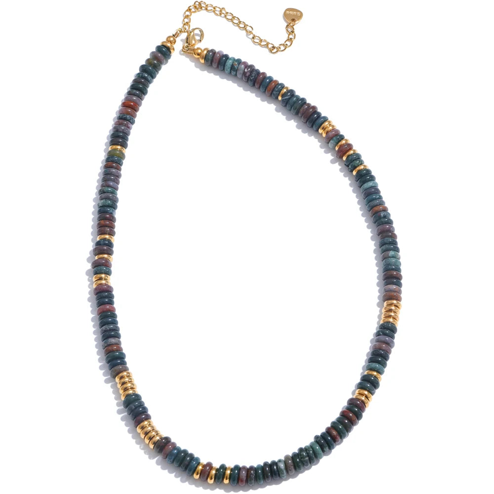 Cassandra - Waterproof Stone Beads Necklace