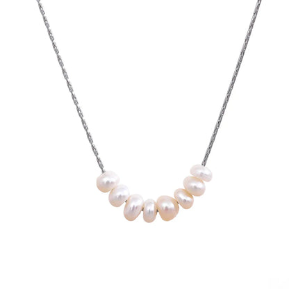 Dorothy - Natural Pearls Chain Collar