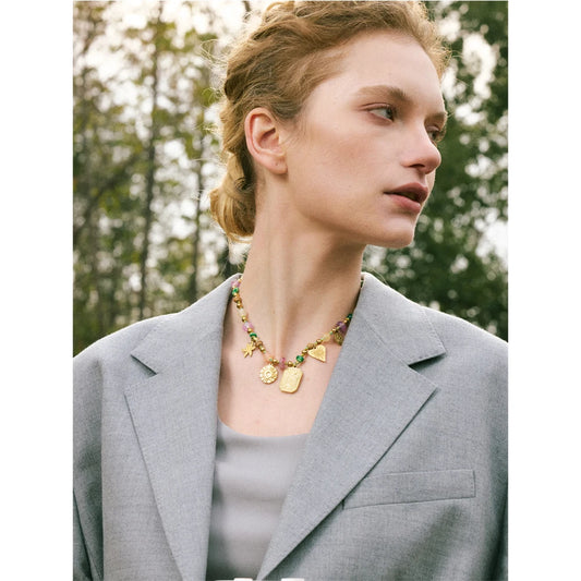 Cassiopeia - Waterproof Natural Stone Necklace