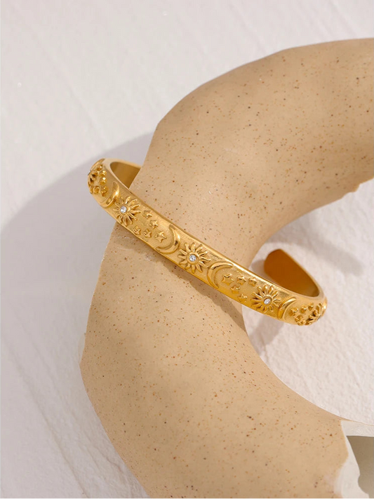 Helia - Moon Star And Sun Bracelet