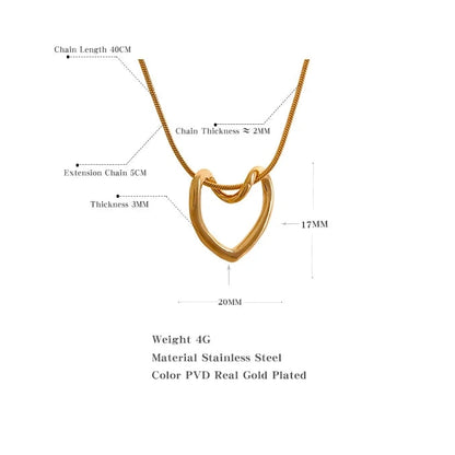Isolde - Heart Hollow Pendant