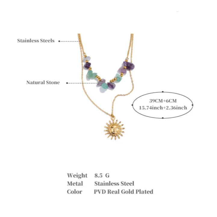 Solaris - Double-Layered Pendant