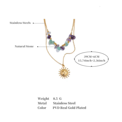 Solaris - Double-Layered Pendant