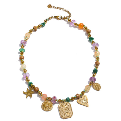 Cassiopeia - Waterproof Natural Stone Necklace