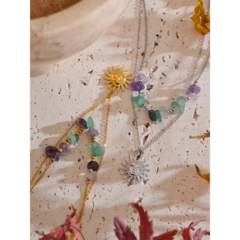 Solaris - Double-Layered Pendant