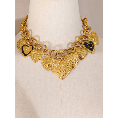 Virelai - Heart Charms Necklace