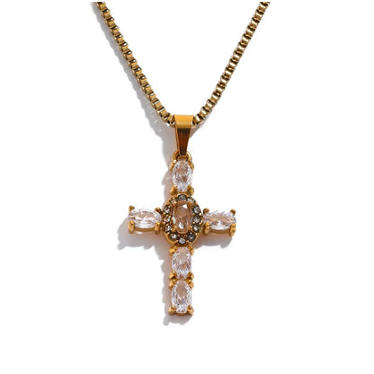 Diana - Colorful Cross Pendant