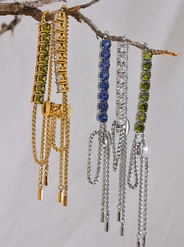 Hazel - Zirconia Pull-Out Bracelet