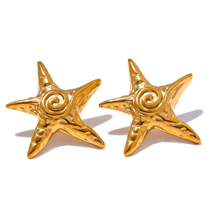 Orion - Rust-Proof Starfish Earrings