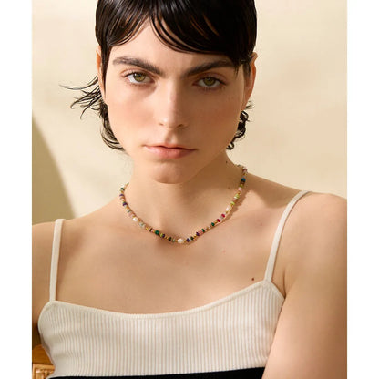 Lavinia - Handmade Colorful Stone Necklace