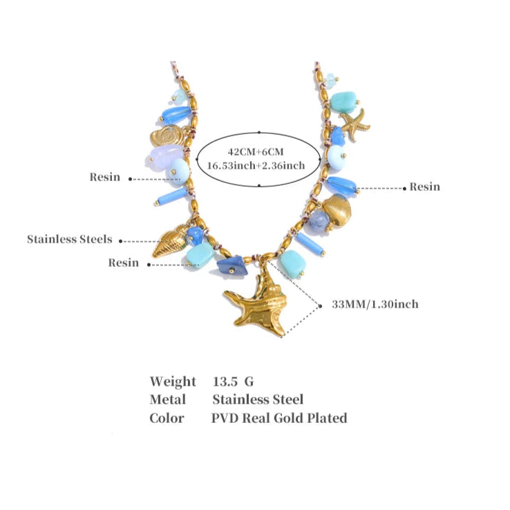 La Sirena - Starfish Necklace