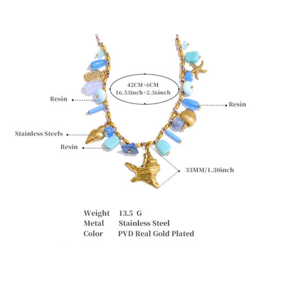 La Sirena - Starfish Necklace