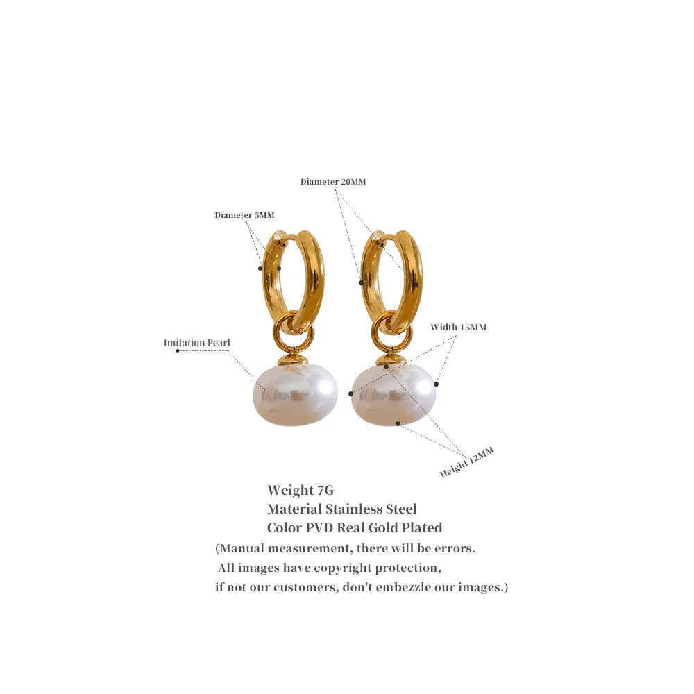 Moonwake - Pearls Earrings