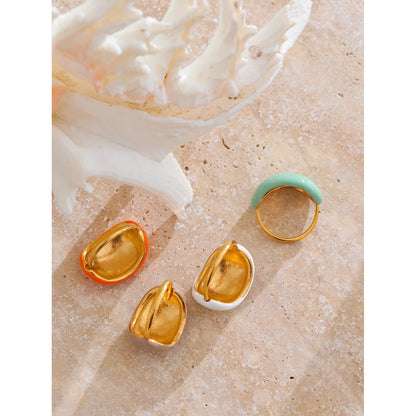 Sangria - Multi-Color Candy Enamel Ring
