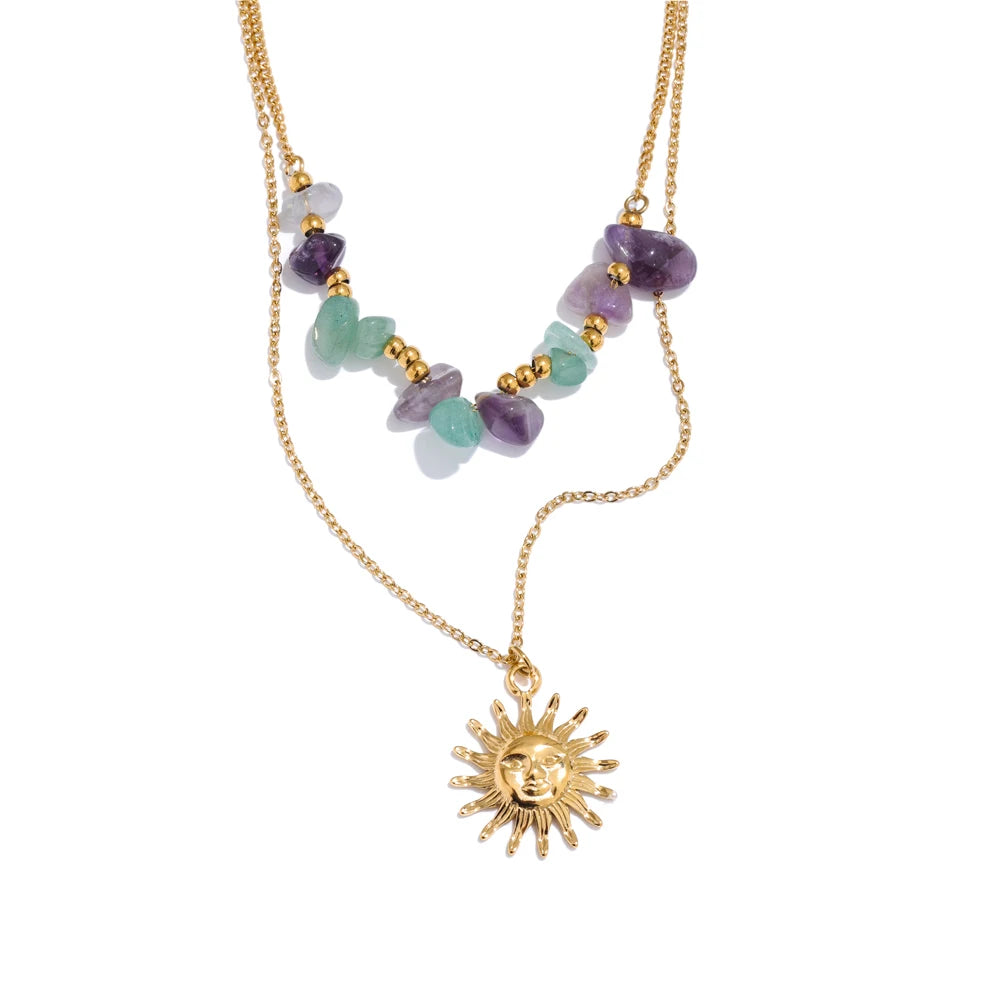 Solaris - Double-Layered Pendant