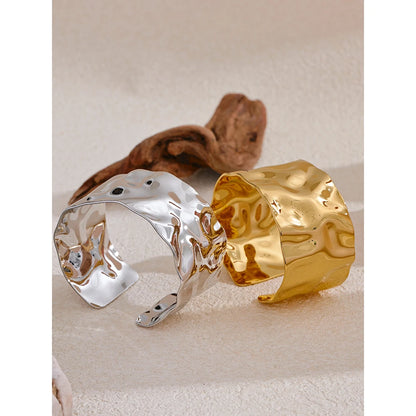 Stella Maris - Wide Cuff Open Bracelet