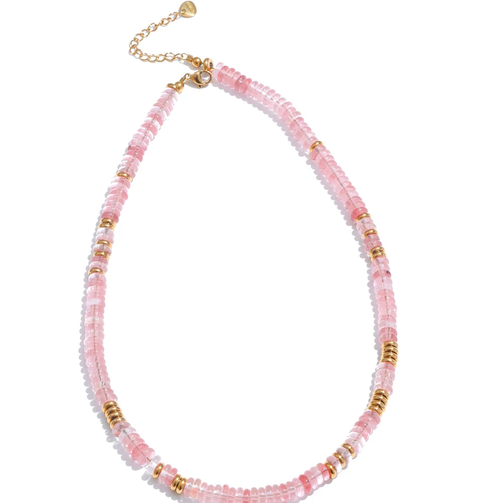 Cassandra - Waterproof Stone Beads Necklace