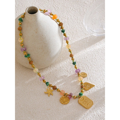 Cassiopeia - Waterproof Natural Stone Necklace
