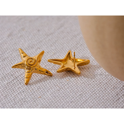 Orion - Rust-Proof Starfish Earrings